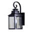 Lampe murale d'extérieur 1 lumière Morgan au fini noir