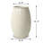 Approx. High Off White Ceramic Coil Pot-2038236038