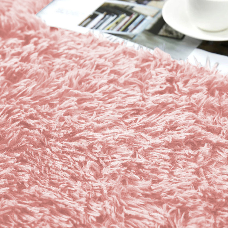 Standard Shaggy Thick Fluffy Carpet, Cozy Non-Slip Modern Home Decor Rug, Rectangle 120 x 170 cm