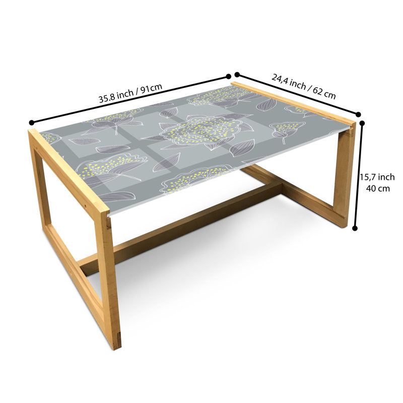 Jahmi Sled Coffee Table, 90cm H x 62cm W x 40cm D