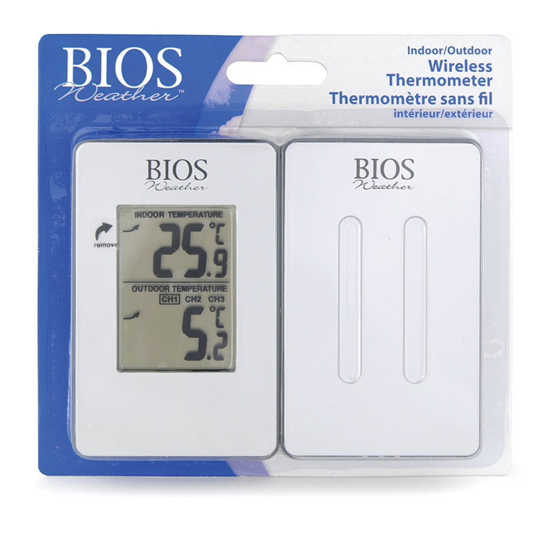Thermomètre sans fil intérieur/extérieur