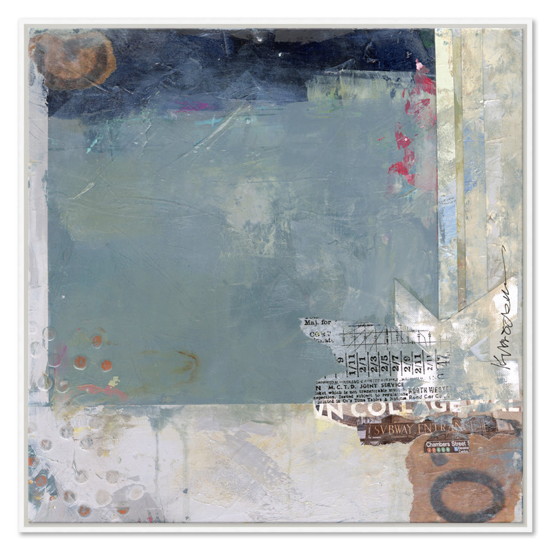 Seascapes II Print by Jill Krasner, White