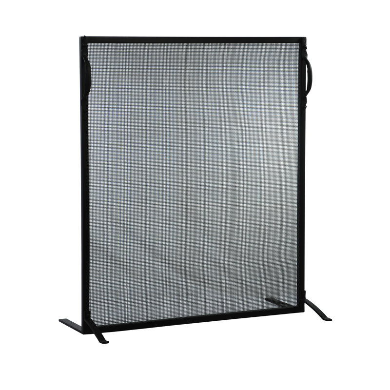 Pare-étincelles à panneau simple Accursio, 34" H x 29" L x 15" D
