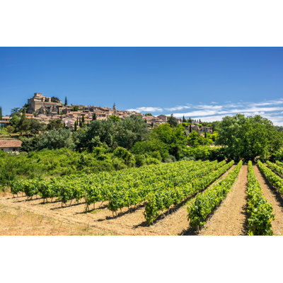 Ansouis In The Luberon - Wrapped Canvas Print