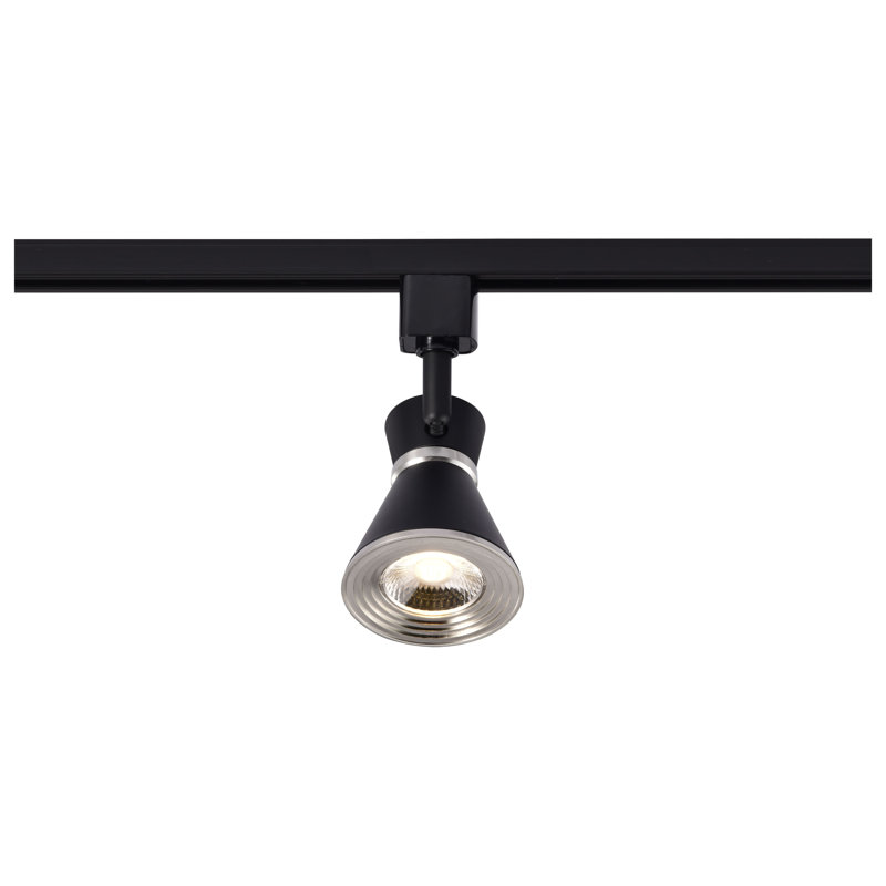 LED Track 24 Degree Beam Angle Head, Matte Black/Brushed Nickel