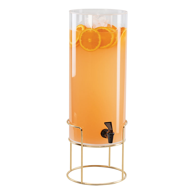 Round 384 Oz. Beverage Dispenser, Chrome