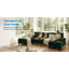 Canapé modulaire en forme de U de 111 po avec chaises doubles et coussins-121838871