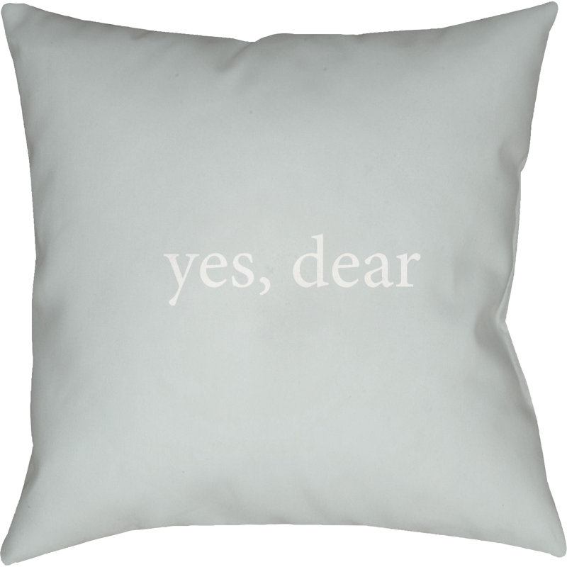  Indoor/Outdoor Throw Pillow, 20" H x 20" W x 4" D, Green