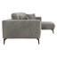 Riviera 4 Seater Corner Sofa, Fabric, 286cm Modern L-Shaped with Metal Legs-418821127-404754979