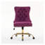 Chaise de bureau moderne en velours A&A Furniture-543291855-543291850-543291853