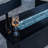 Vista Rectangular Fire Pit Table, Hammered Black