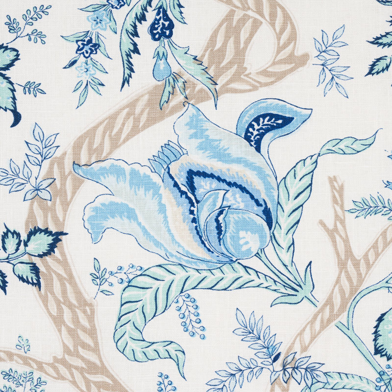 Aveline Linen Fabric, Seaglass