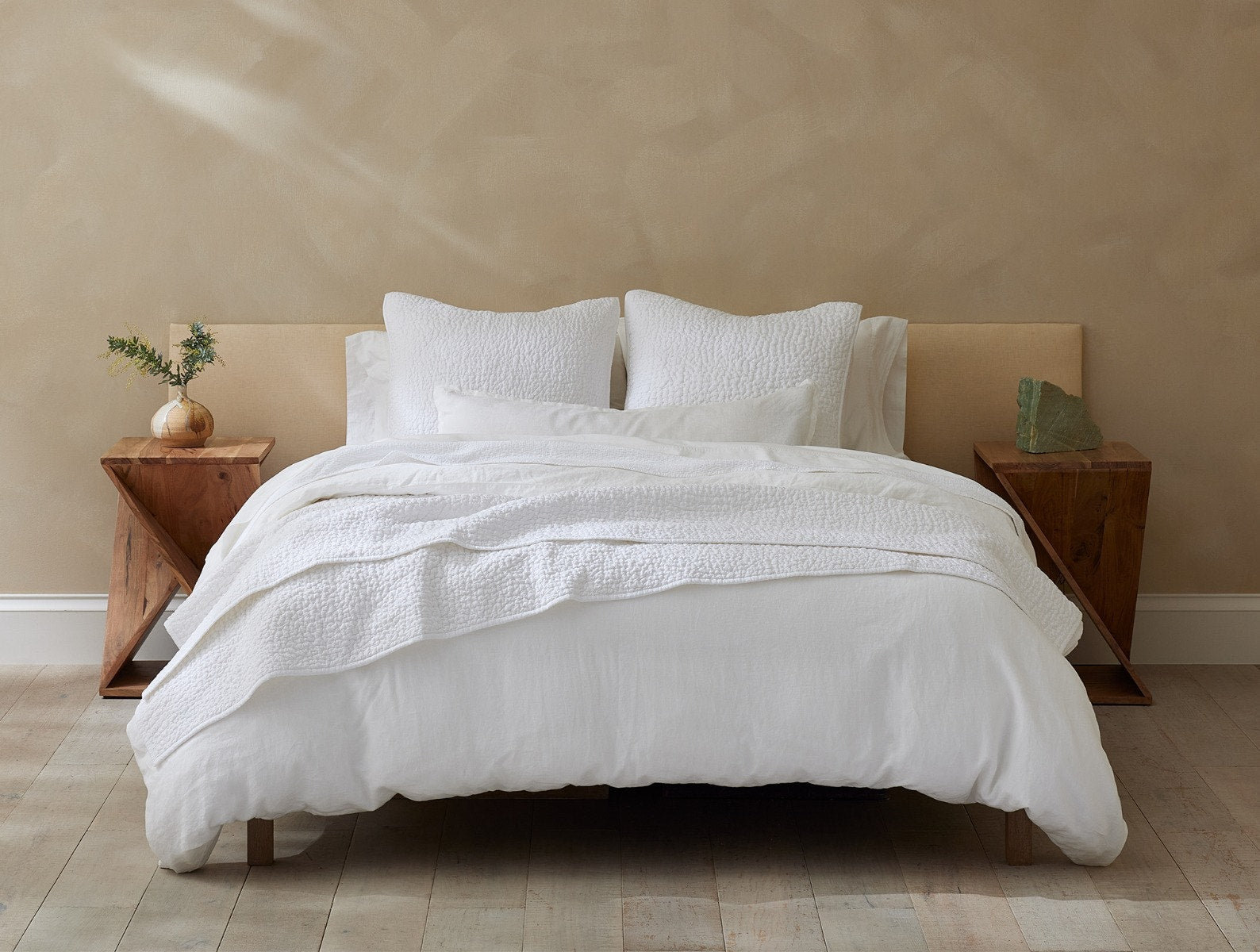 Coyuchi 36" x 22" Linen Pillow Cover, Alpine White, Rectangle 14"H x 36"W