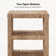 Boatwright Grass Rope End Table with Two Open Shelves