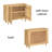 Helga 40" W Solid Wood 2-Door Sideboard-338695690
