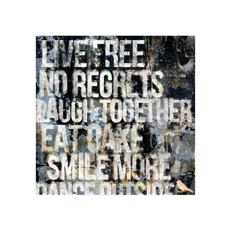 Bucket List II Print by Austin Beiv, Knife Gel, 36" H x 36" W x 1.5" D