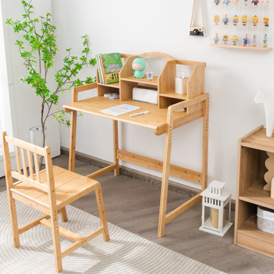 Wellinhall Kids 2 Piece Round Play Or Activity Table and Chair Set