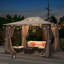 Heanor L 10 pi. D Pavillon de jardin en acier