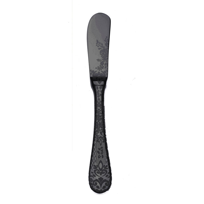 Casablanca Stainless Steel Butter Knife, Oro-nero