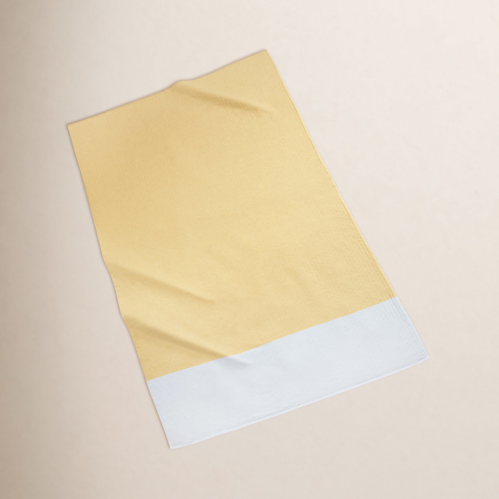 Cotton Beach Towel, Yellow