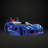 Lunnie Twin Car Bed With Lights, Blue-223773895