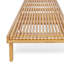Chaise longue en bois massif - Chaise longue d'extérieur réglable en bois