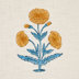 Schumacher x Molly Mahon Poppy Hand Block Print Fabric