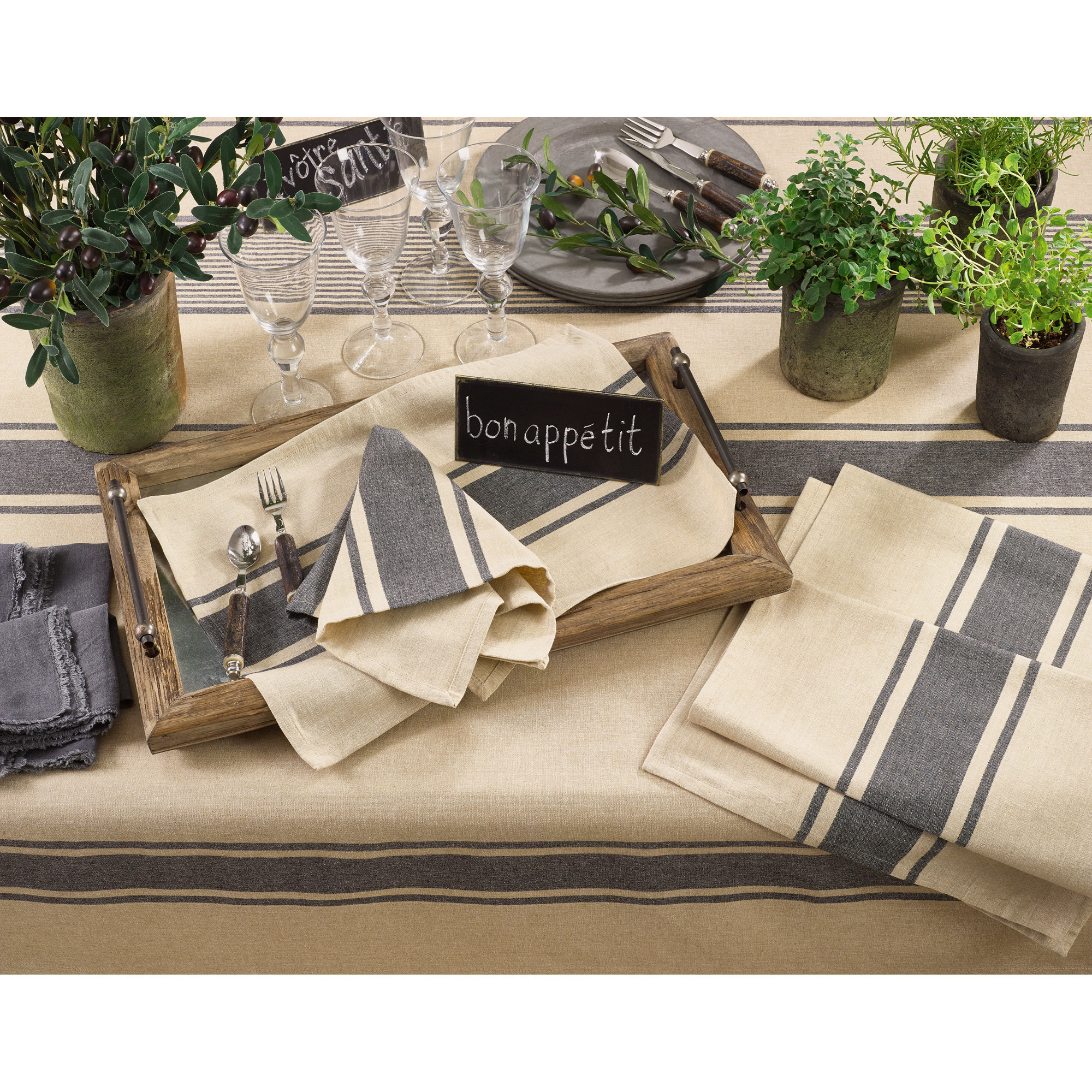 Hambrook No Pattern Table Runnner, 108" x 16"