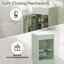 Meuble-lavabo 18 po avec lavabo, meuble-lavabo avec tablette de porte et tablette réglable