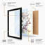 Moonlit Cherry Blossom Japandi - Single Picture Frame Print-1674334252-1674334255