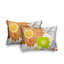 Polyester / Mélange de polyester Housse de coussin rectangulaire intérieure / extérieure lombaire et insert-1301125464