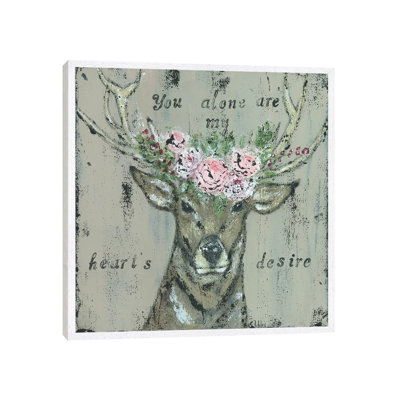 As The Deer II by Ashley Bradley - Print on Canvas