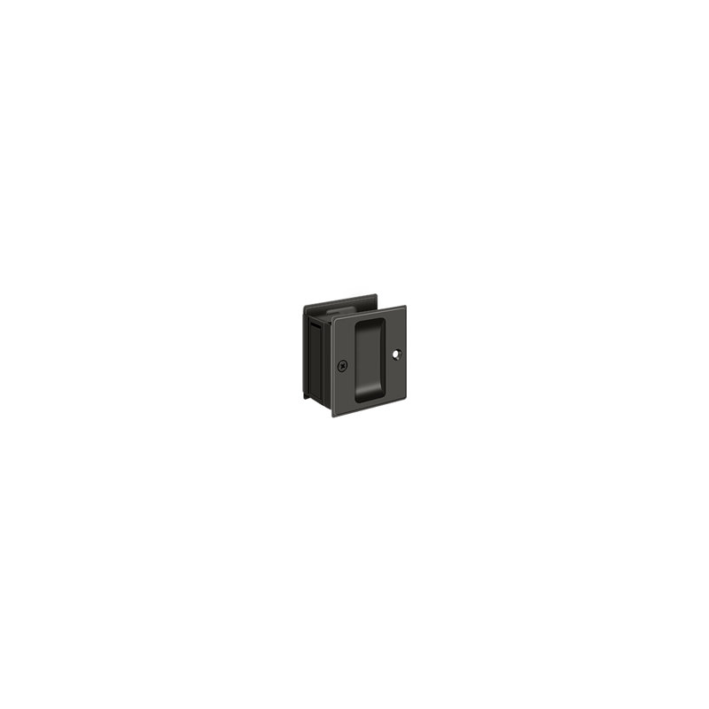 Pocket Door Hardware, Oil-Rubber Bronze