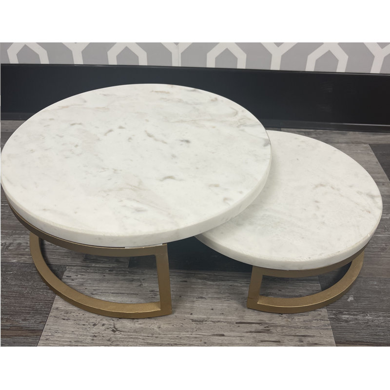 Nesting Marble Cake Stands