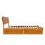Phoenix Wood Platform Bed with Storage Drawers-826397812-826397807