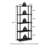 5-Tier 57.4" Open Shelf Bookcase, Compact Storage Bookshelf-221452311-221384783