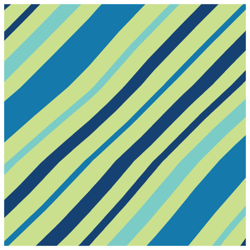 Tapis de bain à rayures diagonales, L 34 po x L 21 po
