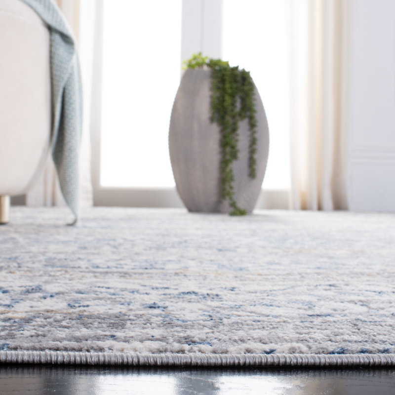 Tapis en coton Grayton Southwestern, Rond 6 pi 7 po