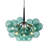 6 - Light Sputnik Sphere Blue Glass Bubble Chandelier-875387276
