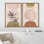 Ensemble d'art mural Mid Mid Century Modern Boho IDÉE4WALL