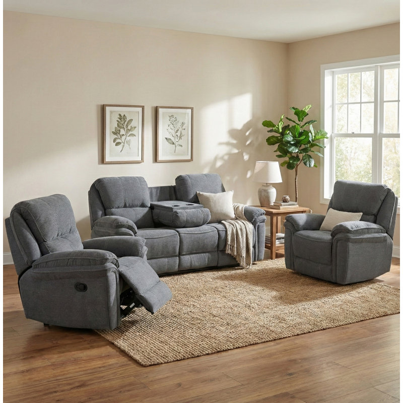 Sofie Piece Reclining Sofa Set