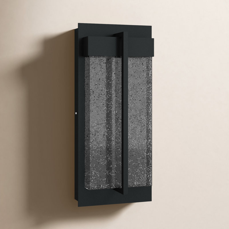 Luminaire à cloison d'extérieur à DEL Ayoka, H 16 po x l 7 po x P 2,75 po