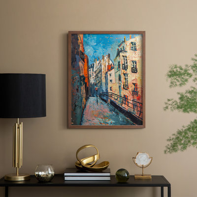 «LANDSCAPES Series CCCEI», reproduction encadrée - bois massif