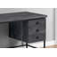 Bureau d'ordinateur, bureau personnel, ordinateur portable, tiroirs de rangement, L 55 po, métal stratifié, contemporain, moderne-68774471