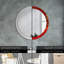 Huldar Glass Flat Wall Mirror