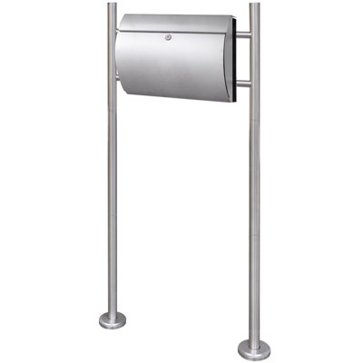 Steel Post Mounted Post Box