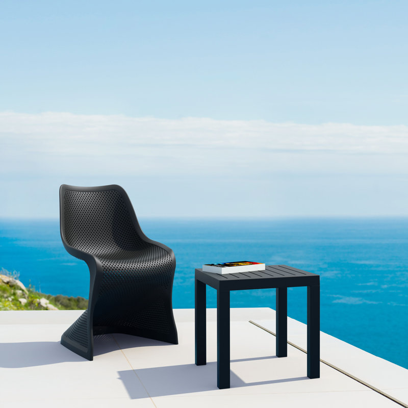 Brette 18" W Side Table, Black
