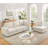Austin 100" 4-Piece Modern L-Shape Upholstered Reversible Modular Sofa & Chaise, Stain-Resistant Fabric Easy-to-Clean for Living Room & Apartment-1188412747