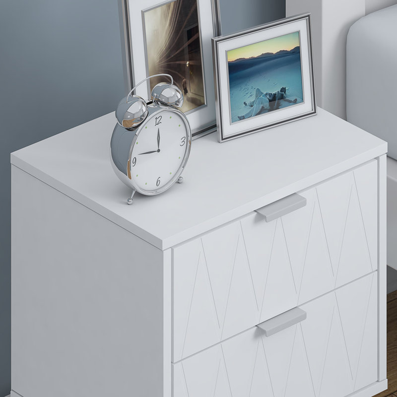 Monongah 45cm W Bedside Table