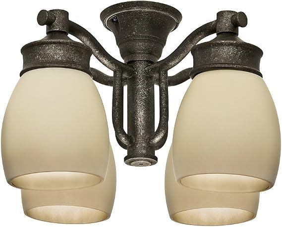 Ensemble de quatre lumières pour ventilateur